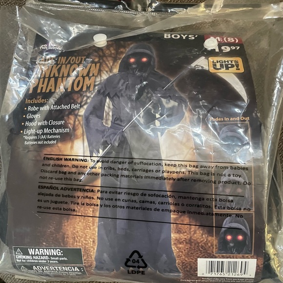 FADE IN/OUT UNKNOWN PHANTOM Light-Up Costume - Picture 1 of 4
